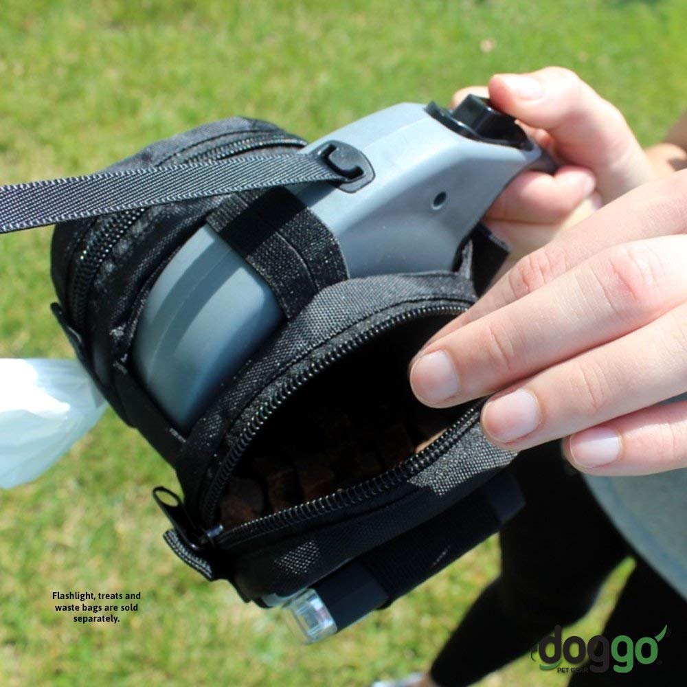 Dog leash with poop bags sales